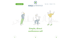 Desktop Screenshot of easyconference.com